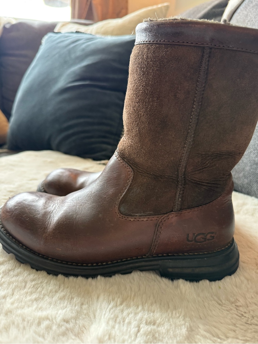 UGG Brooks Mid-Calf Pull-On Boots